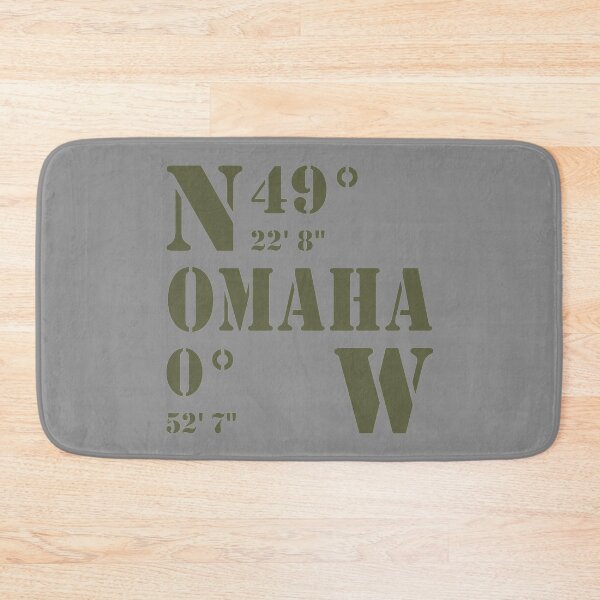 Item preview, OMAHA BEACH COORDINATES designed and sold by CoolYule.