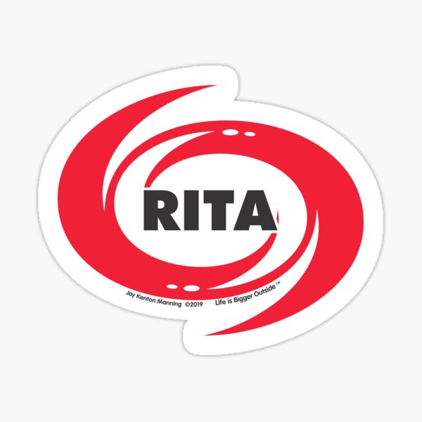 Rita Hurricane Sticker- Weatherproof! Sticker