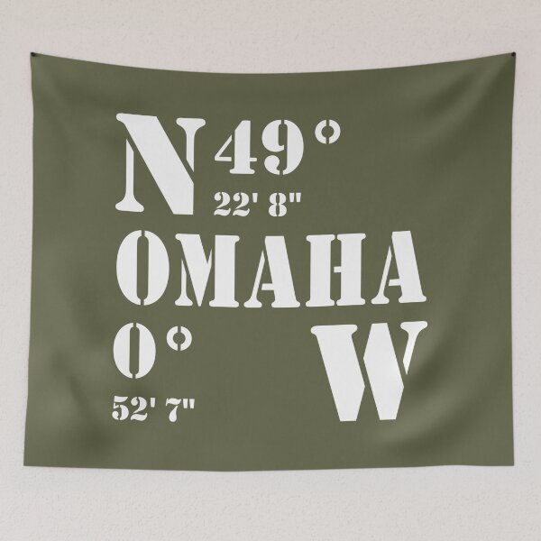 Item preview, OMAHA BEACH COORDINATES designed and sold by CoolYule.