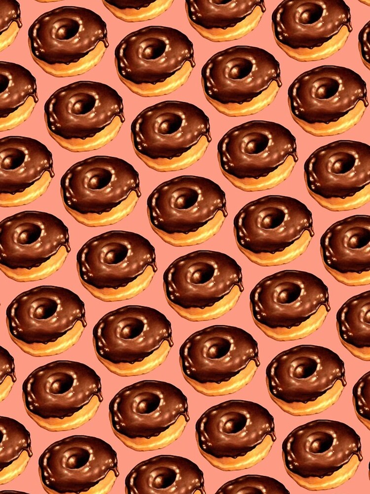 Thumbnail 4 of 4, iPhone Case, Chocolate Donut Pattern - Pink designed and sold by KellyGilleran.