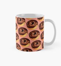 Chocolate Donut Pattern - Pink Classic Mug