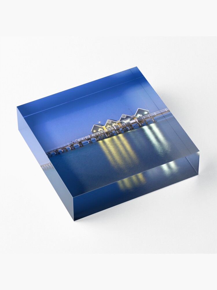 Alternate view of Busselton Jetty Acrylic Block