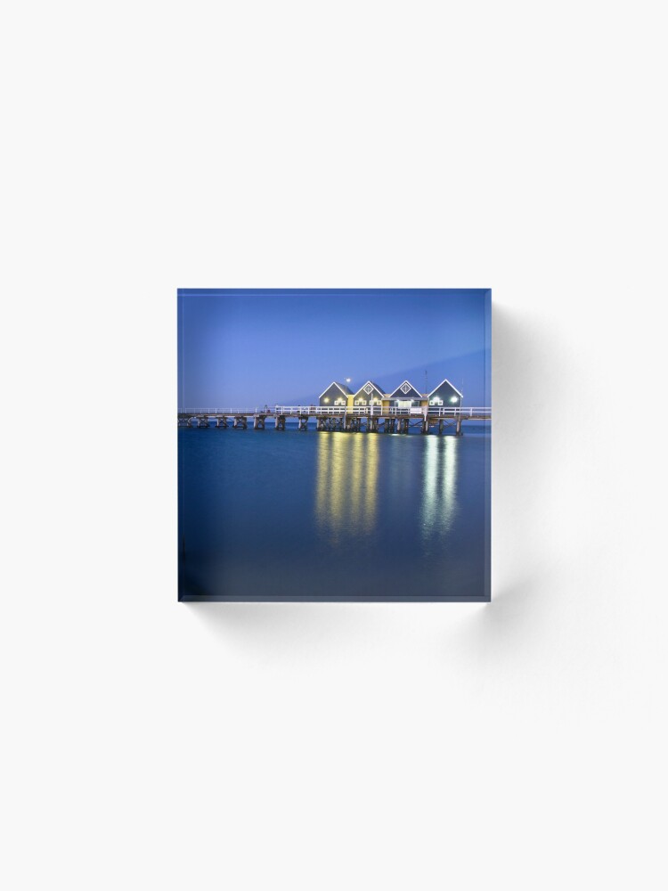 Alternate view of Busselton Jetty Acrylic Block