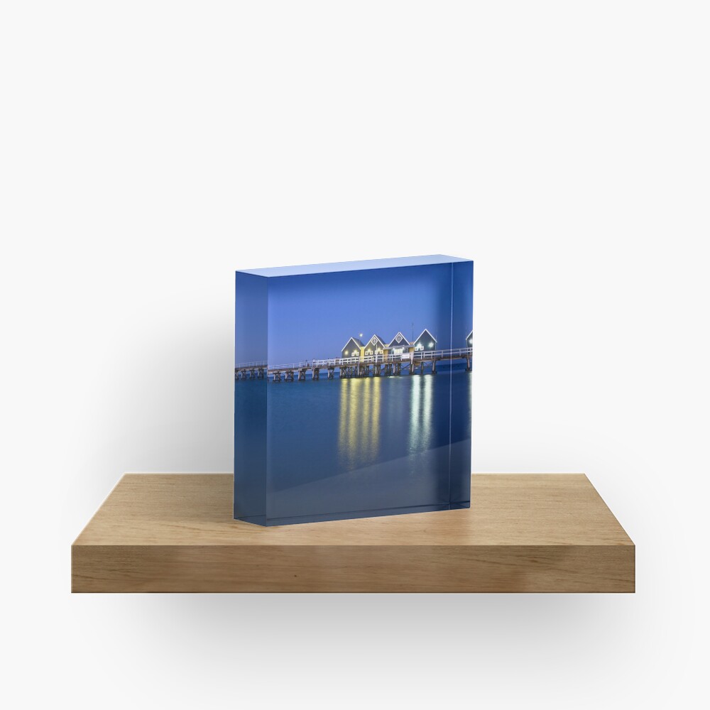 Busselton Jetty Acrylic Block