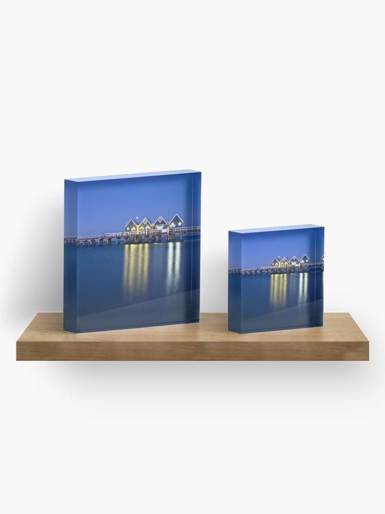 Alternate view of Busselton Jetty Acrylic Block