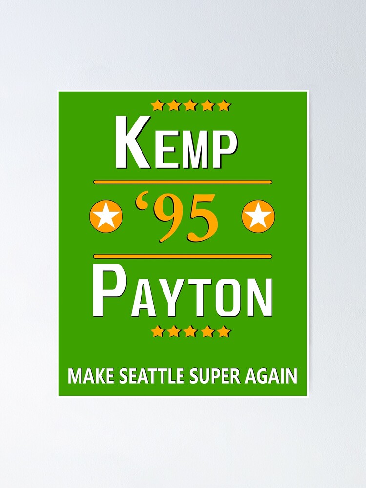 Seattle Supersonics Sonics Gary Payton Shawn Kemp Basketball Poster By Tomiesto Redbubble