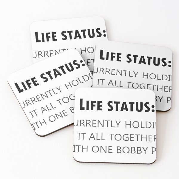 Item preview, Life Status Quote designed and sold by InkItOut.