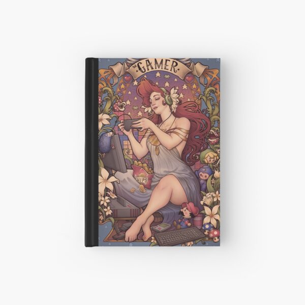 Gamer girl Nouveau Hardcover Journal