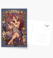 Gamer girl Nouveau Postcards