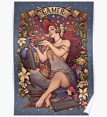 Gamer girl Nouveau Poster
