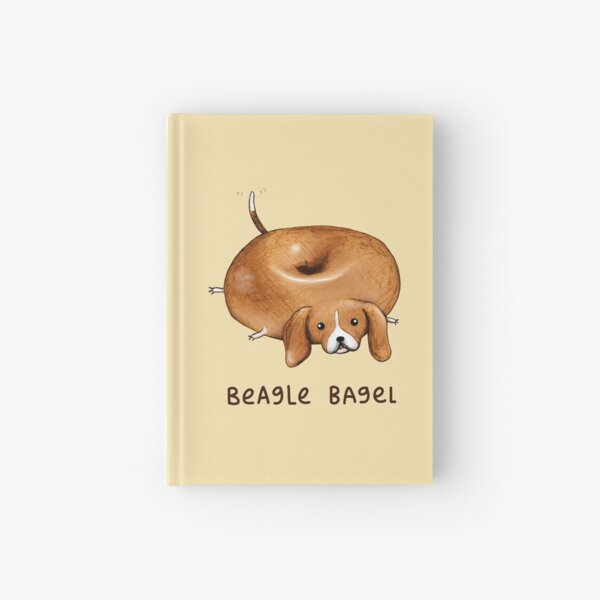 Beagle Bagel Hardcover Journal