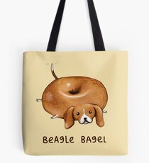 Beagle Bagel Tote Bag