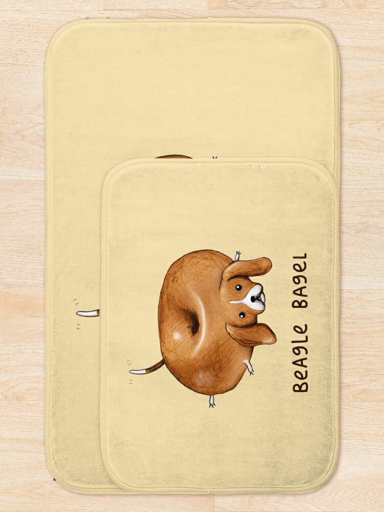 Discover Beagle Bagel | Bath Mat