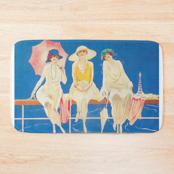 Item preview, Blackpool Vintage Travel Poster designed and sold by vintagevivian.