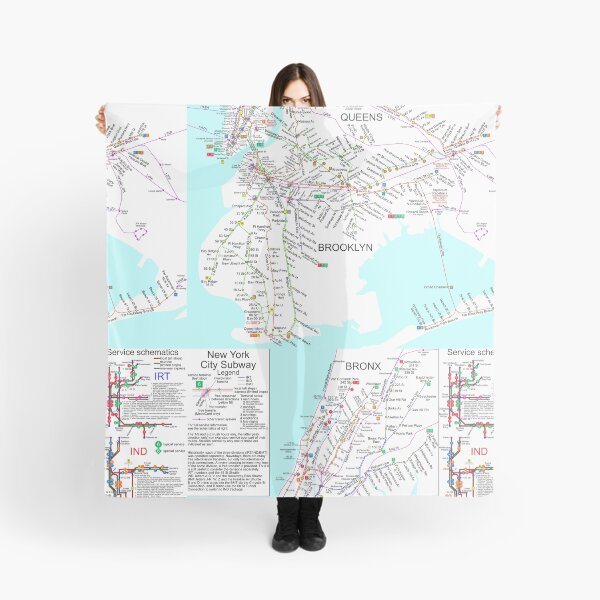 Item preview, NYC Subway Map - New York City Subway train designed and sold by balbert3.