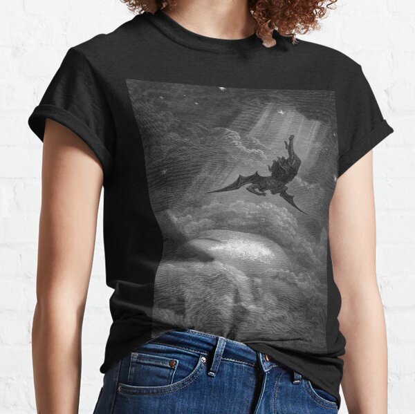 ANGELS AND DEMONS. Paradise Lost. By Gustave Dore. Classic T-Shirt