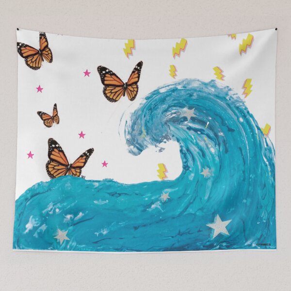 Item preview, Wave Tapestry designed and sold by ally7899.
