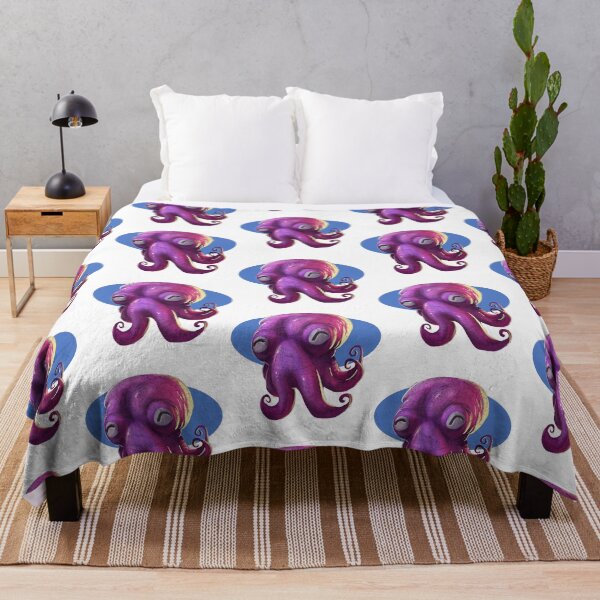 Item preview, Cute Smiling Octopus designed and sold by HogashArtShop.