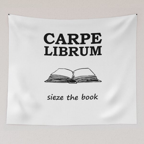 Item preview, Carpe librum books book lover gift reading bookworm designed and sold by LeMuesch.