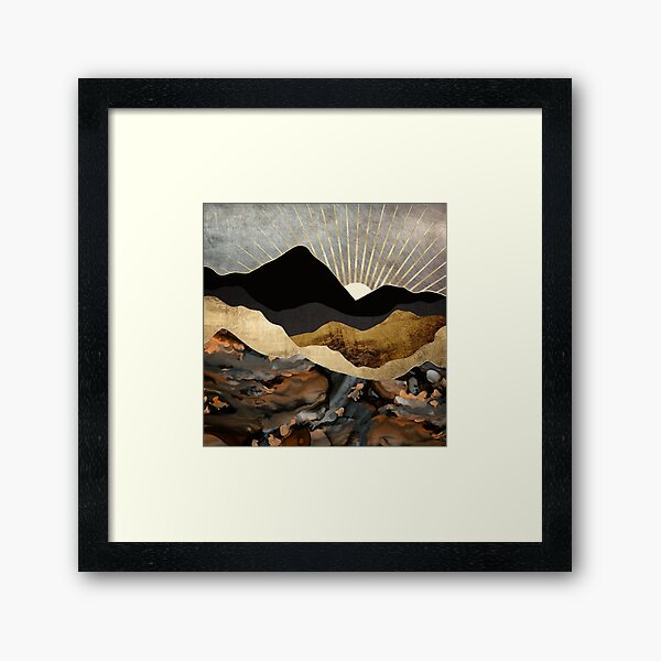 Item preview, Copper and Gold Mountains designed and sold by spacefrogdesign.