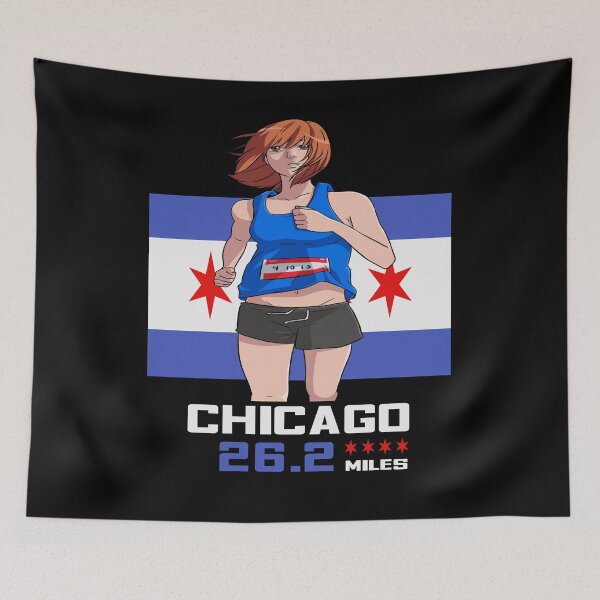 Item preview, Marathon Runner Chicago 26.2 Miles designed and sold by Nosek1ng.
