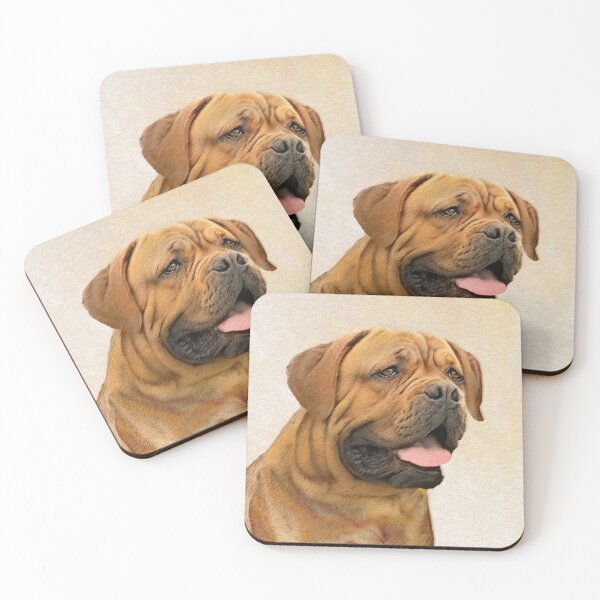 Item preview, Dogue de Bordeaux Painting - Cute Original Dog Art designed and sold by alpendesigns.