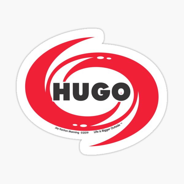 Hugo Hurricane Sticker- Weatherproof! Sticker