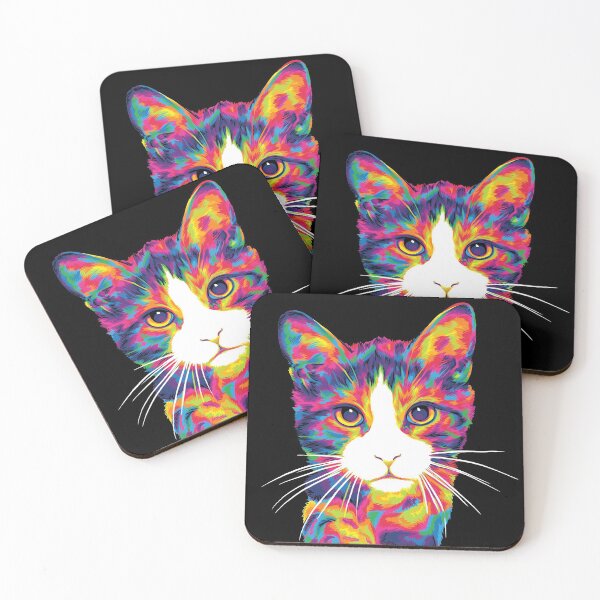 Item preview, Cute Rainbow Cat Fur designed and sold by polliadesign.