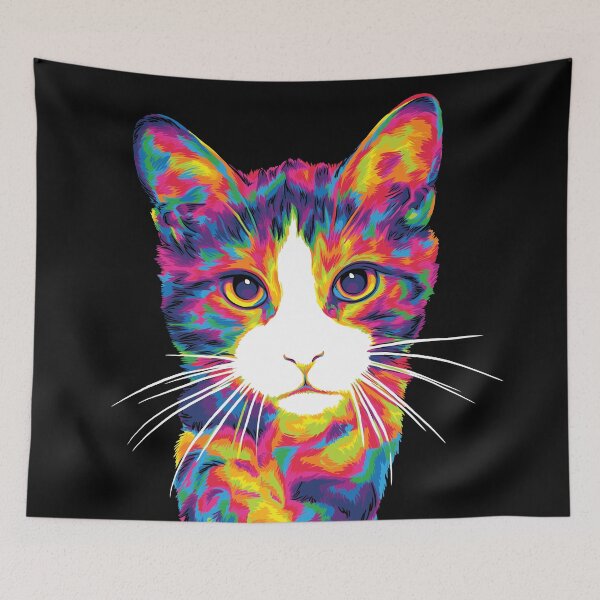 Item preview, Cute Rainbow Cat Fur designed and sold by polliadesign.