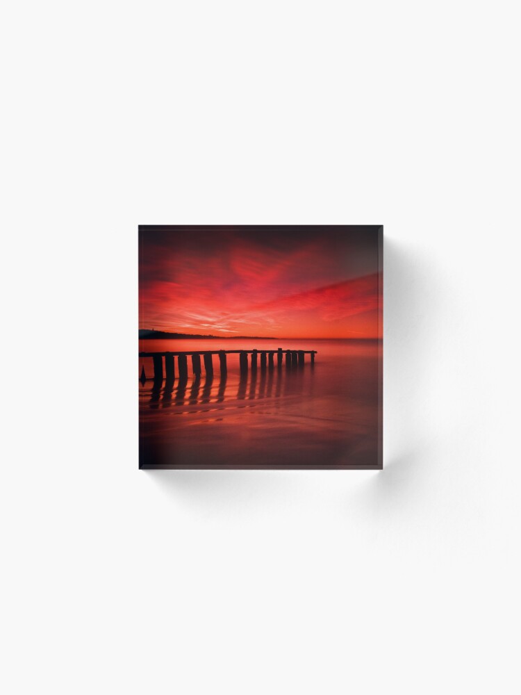 Alternate view of Victor Harbor Dawn Acrylic Block