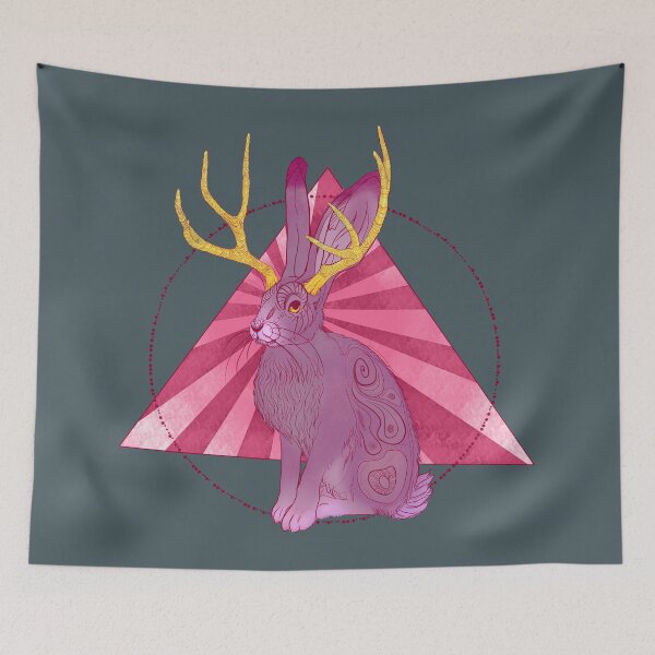 Item preview, Plum Jackalope Burrow Logo designed and sold by JackalopeFriday.