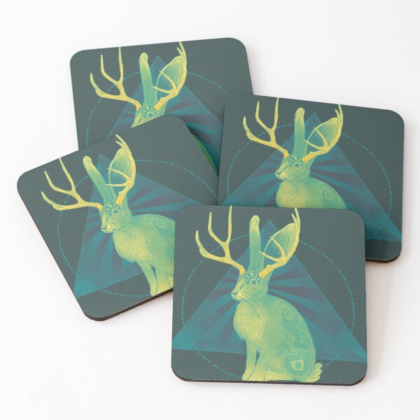 Item preview, Green Jackalope Burrow Logo designed and sold by JackalopeFriday.