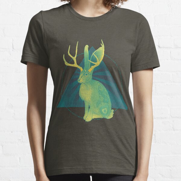 Cabin Gay Furry Deer Porn - Rabbit With Antlers T-Shirts for Sale | Redbubble