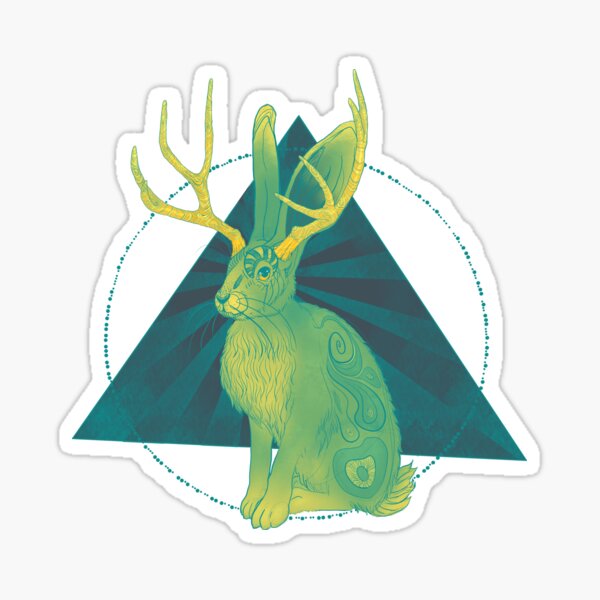 Item preview, Green Jackalope Burrow Logo designed and sold by JackalopeFriday.