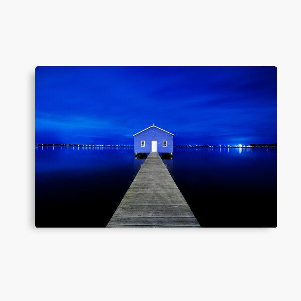 Crawley Edge Boatshed Canvas Print