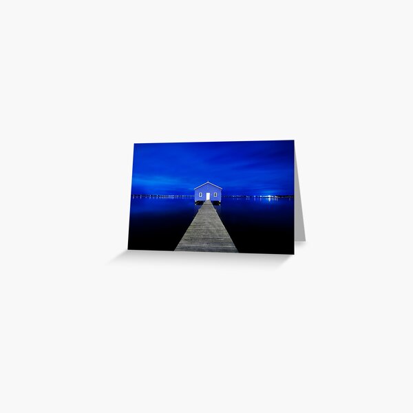 Crawley Edge Boatshed Greeting Card