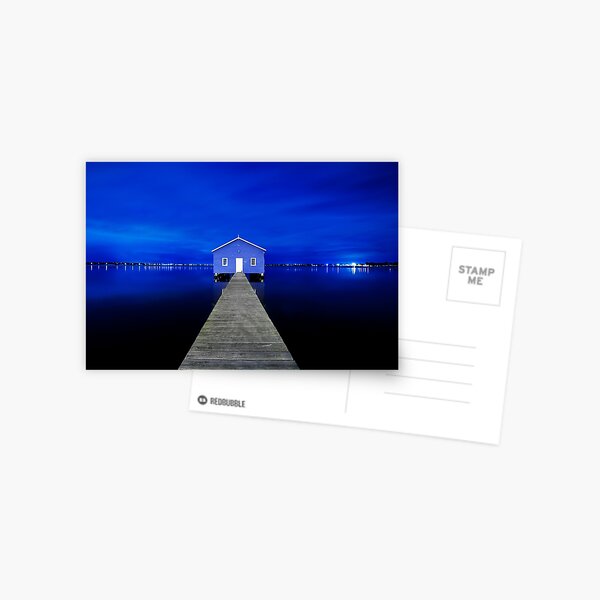 Crawley Edge Boatshed Postcard