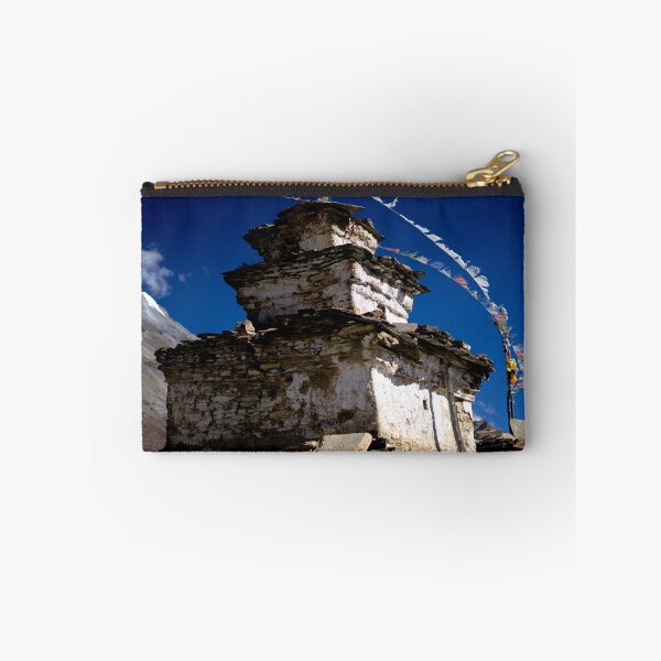 Item preview, Buddhist gompa and prayer flags in the Himalaya range, Annapurna region, Nepal designed and sold by RaimondKlavins.