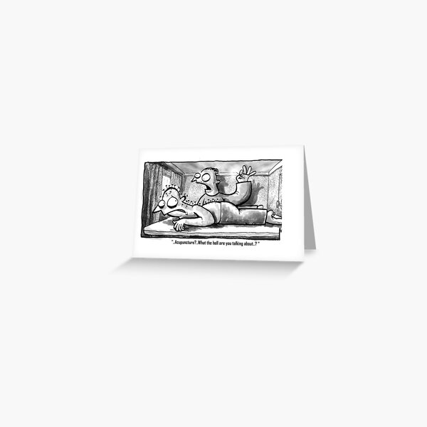 acupuncture Greeting Card
