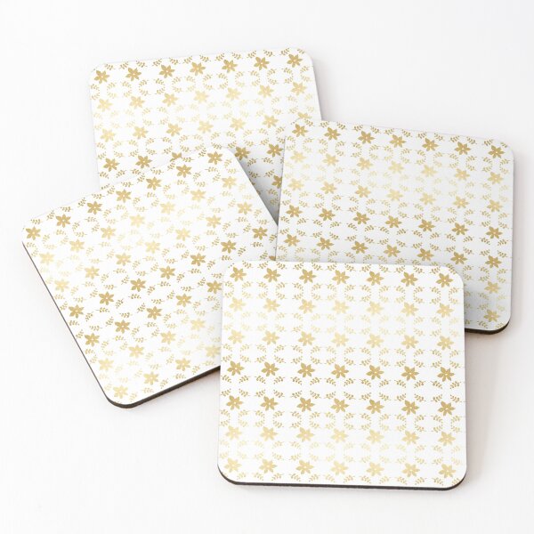 Item preview, Gold Foil Floral Leaf Pattern designed and sold by MysticMagpie.
