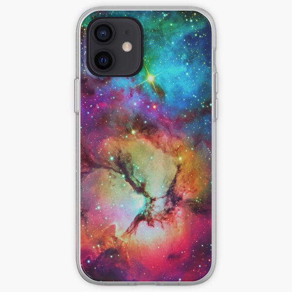Nebulosa del arco iris Funda blanda para iPhone