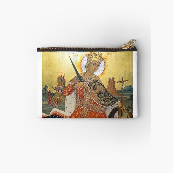 Item preview, St. Catherine of Alexandria Icon designed and sold by Elzbieta Fazel.