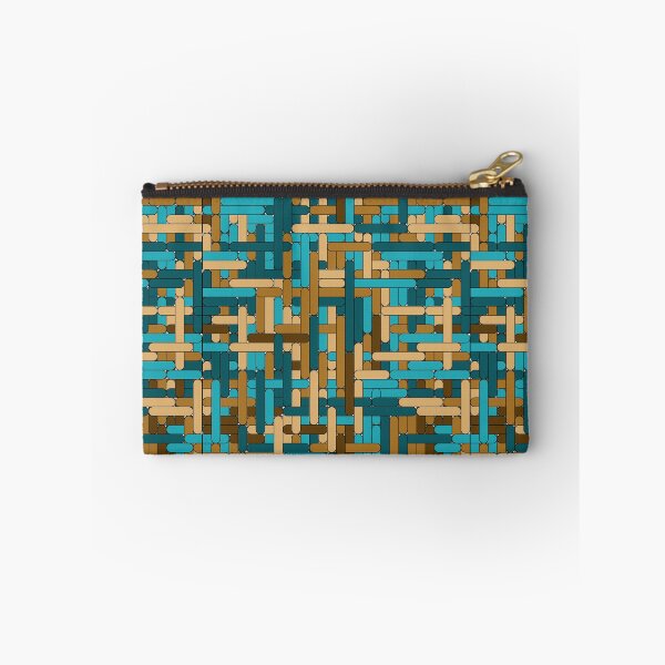 Item preview, Blue-brown grid seamless designed and sold by Shoshina.