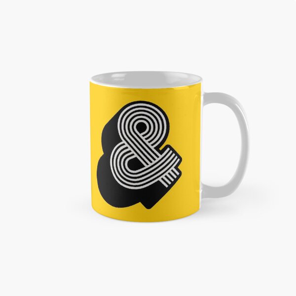 Item preview, Ampersand in Yellow and Black designed and sold by MotivatedType.