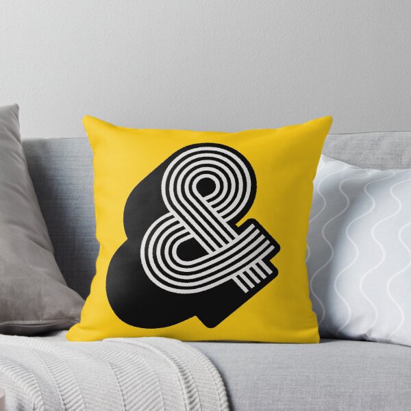 Item preview, Ampersand in Yellow and Black designed and sold by MotivatedType.