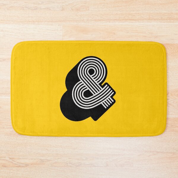 Item preview, Ampersand in Yellow and Black designed and sold by MotivatedType.