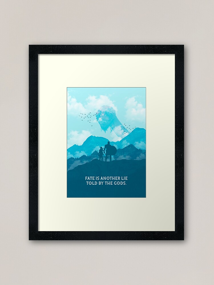 Alternate view of Fate Is Another Lie Told by the Gods Framed Art Print