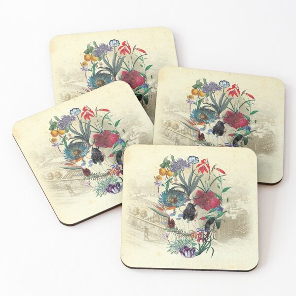 Item preview, Botanical Skull designed and sold by Ali Gulec.