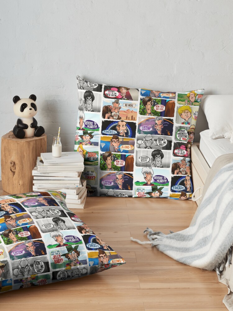 Alternate view of Who One to Twelve Floor Pillow
