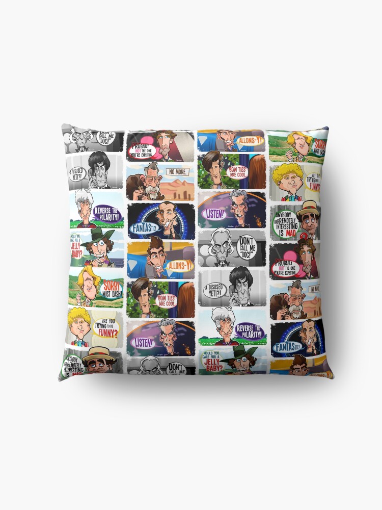 Alternate view of Who One to Twelve Floor Pillow